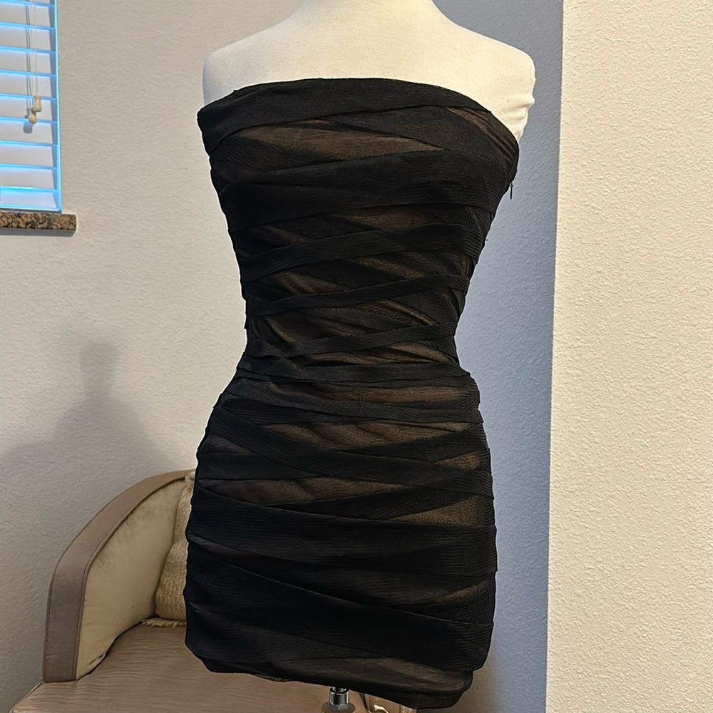 Strapless party dress